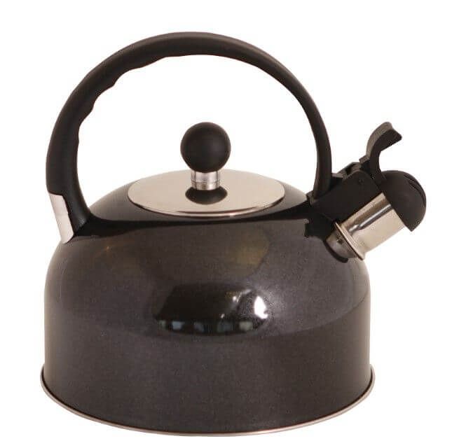 Black whistling tea sales kettle