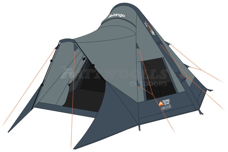 Air 400 inflatable tent top