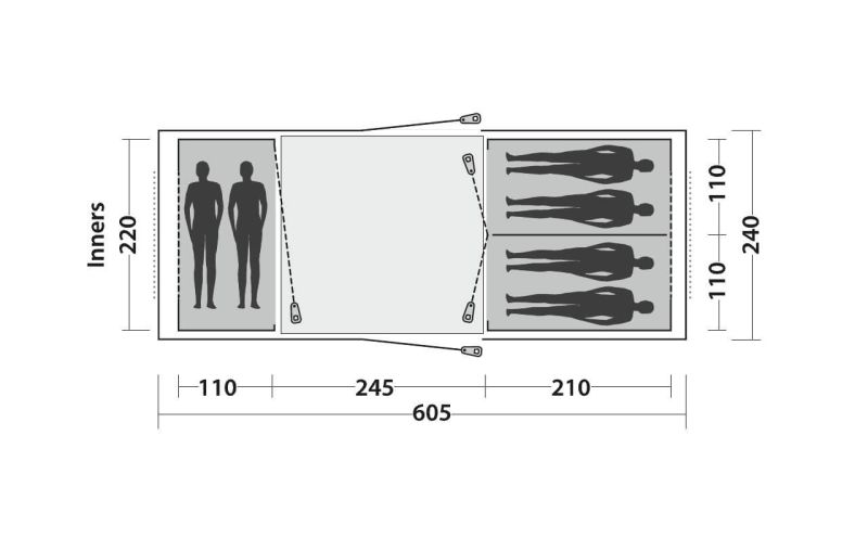 Easy Camp Huntsville Twin 600 Tent