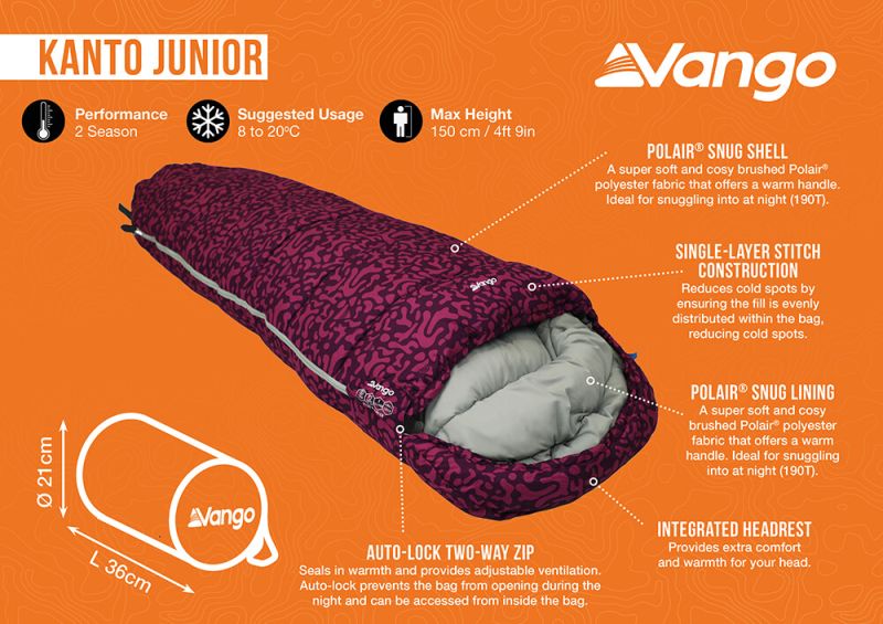 Vango kanto junior sleeping bag outlet