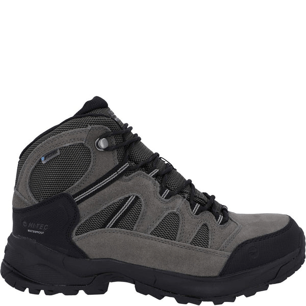 Hi Tec Mens Bandera Lite Mid Boot Olive Charcoal