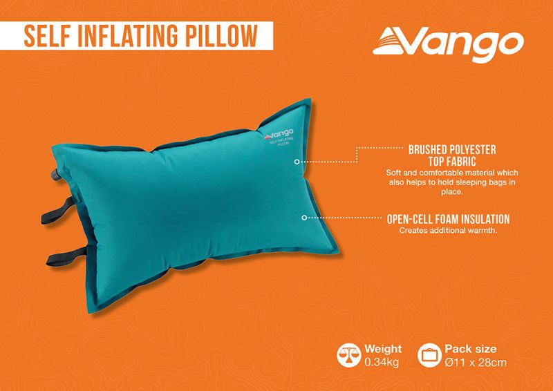 Vango self inflating camping pillow deals