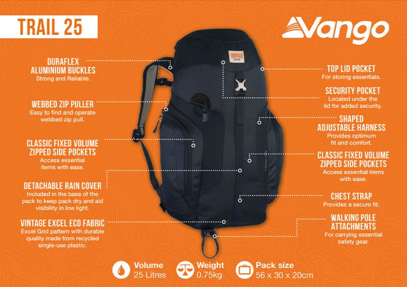 Vango Trail 25 Rucksack