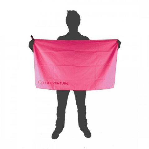 Lifeventure SoftFibre Pink Towel - Large