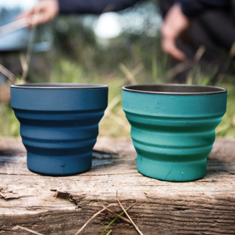 Lifeventure Ellipse Collapsible Cup - Navy