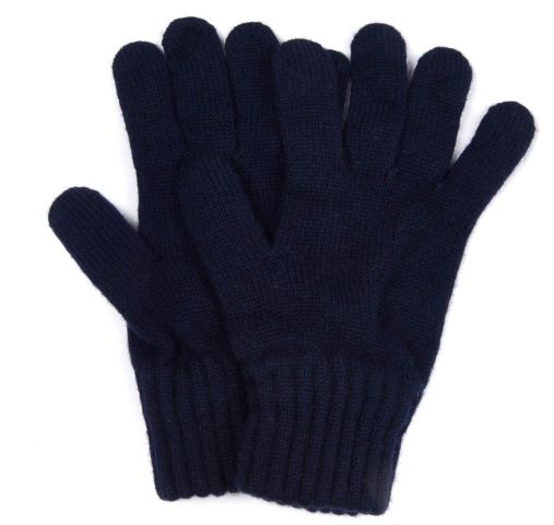 Barbour Lambswool Gloves - Blue