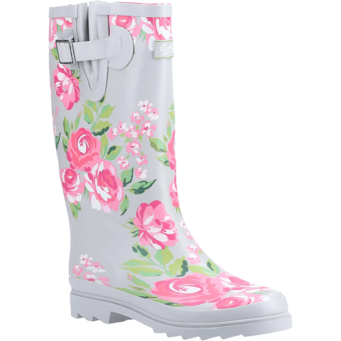 Cotswold Blossom Pink Wellington Boots