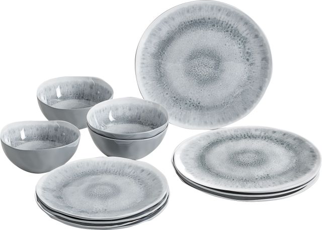 Brunner 12 Piece Dinner Set - Pearl