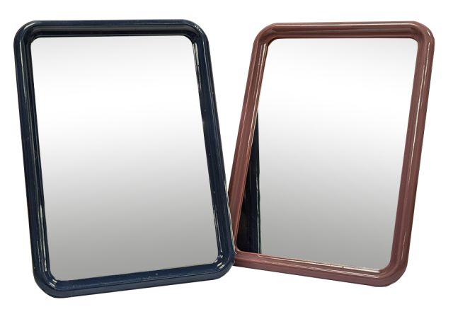 Eleganza Flat Camping Mirror (Assorted Colours)