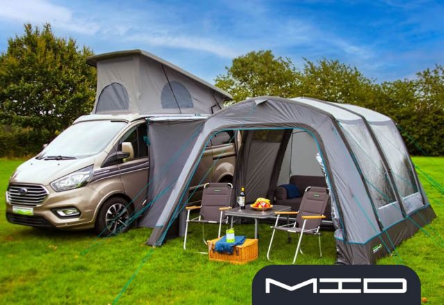 Outdoor Revolution Cayman Air T3 Mid Awning 2025 (Incl. Footprint)