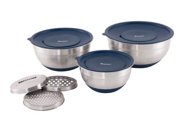 Outwell Chef Bowl Set (With Lids & Graters)