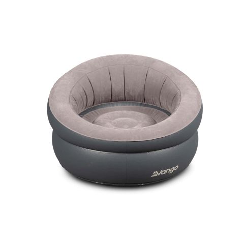 Vango Inflatable Donut Flocked Chair - Grey