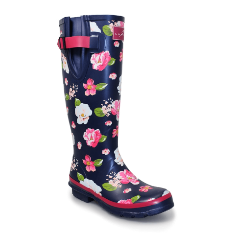 Lunar Garden Tall Wellington Boots