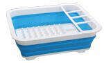Quest Collapsible Dish Rack & Drainer - Blue
