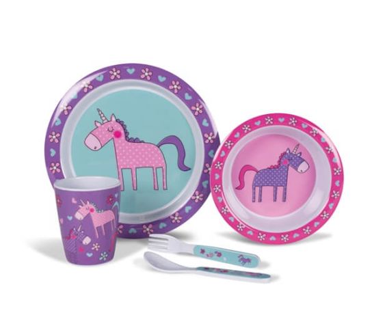 Kampa Kids Melamine Set - Unicorn