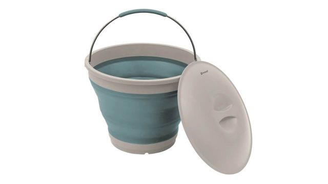 Outwell Collaps Bucket with Lid - Classic Blue