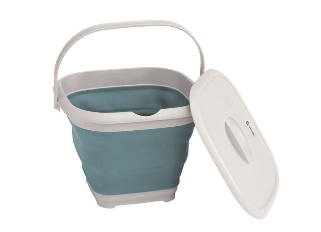 Outwell Collaps Square Bucket w/ Lid - Classic Blue