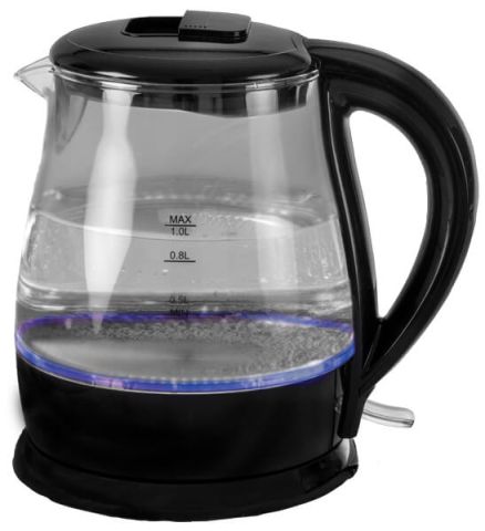 Quest  Light Up Glass Kettle 1L