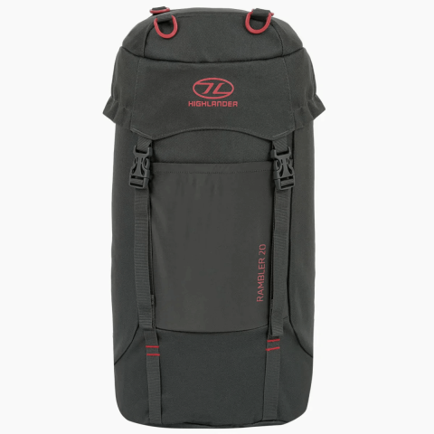 Highlander Rambler 20L Rucksack - Charcoal