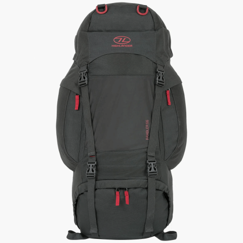 Highlander Rambler 66L Rucksack - Charcoal