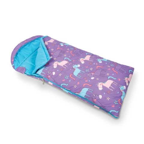 Kampa Children's Sleeping Bag - Unicorns
