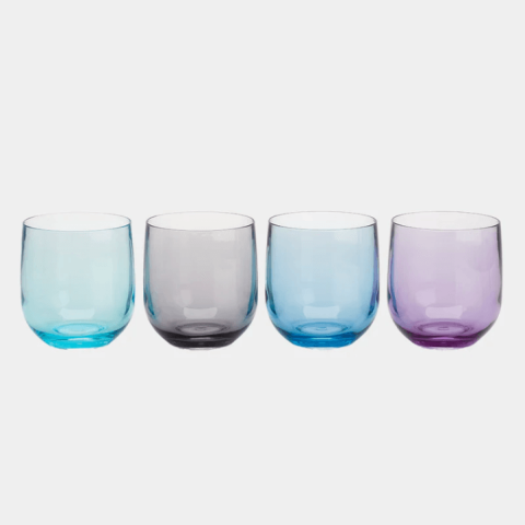 Short Tumbler in Moonstone Pack of 4