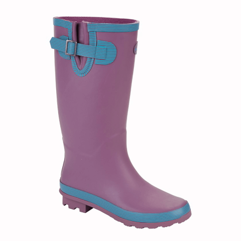 Stormwells Mauve Wellington Boots