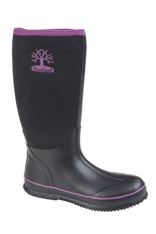 Stormwells Woodland Neoprene Pull on Wellington boot