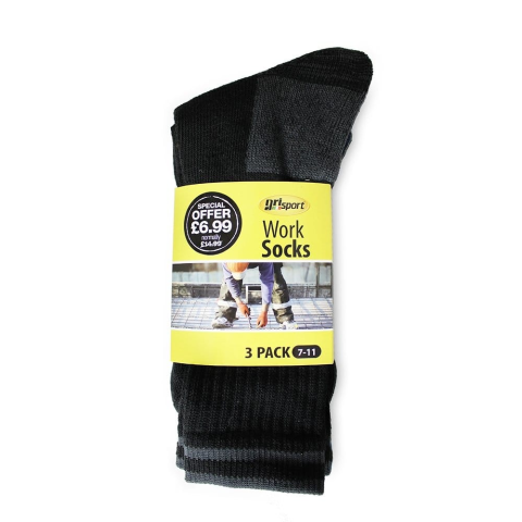 Grisport Work Socks - 3 Pack