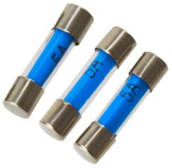 W4 5A 20mm Glass Fuses (Pack of 3)