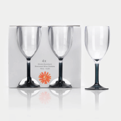 Pack of 4 Wine Glasses - Smoke