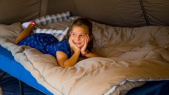 Camp beds for kids, and big kids