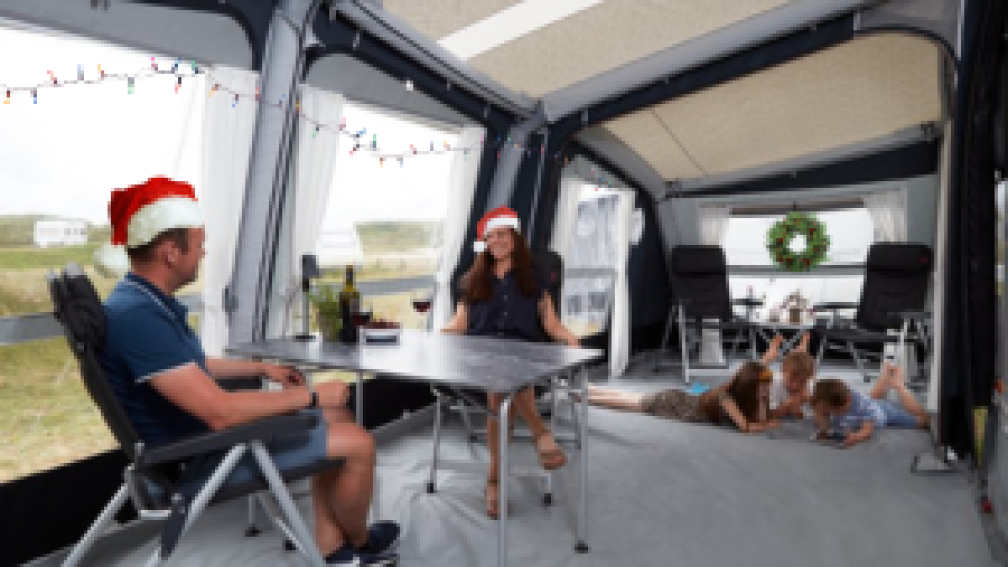 Camping at Christmas