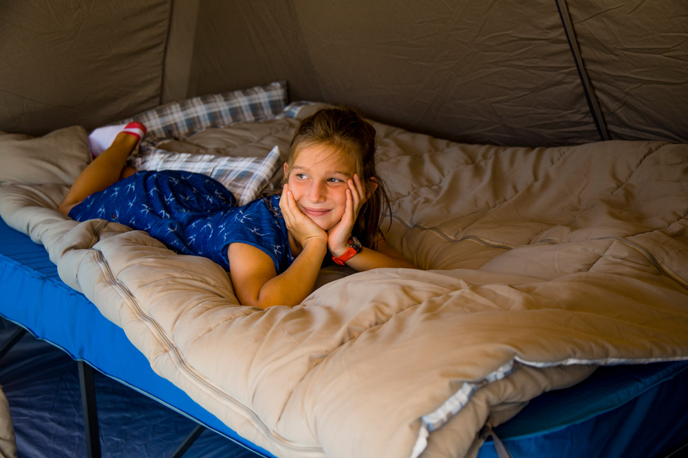 kampa slumber camp bed